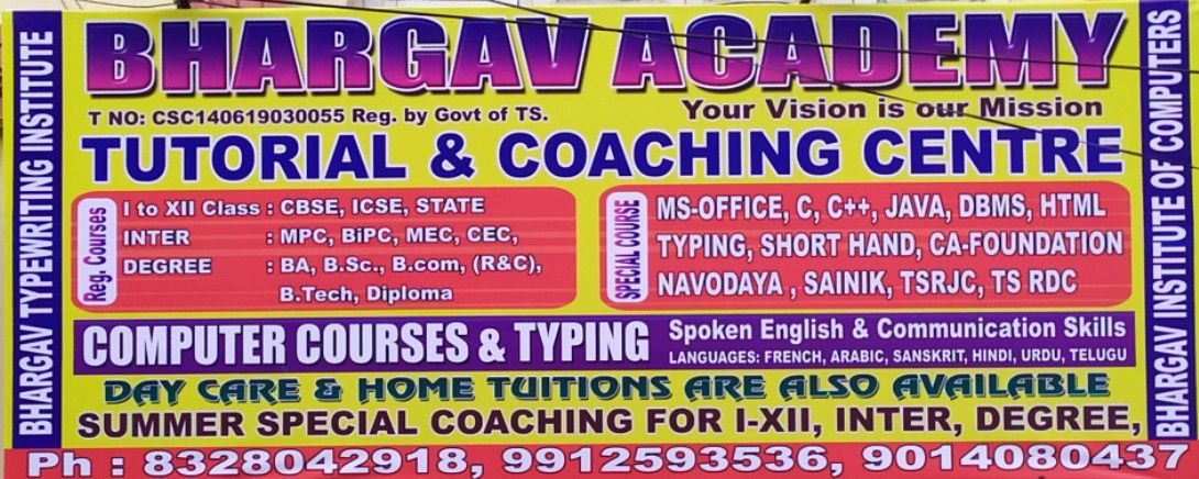 BHARGAV ACADEMY image 1